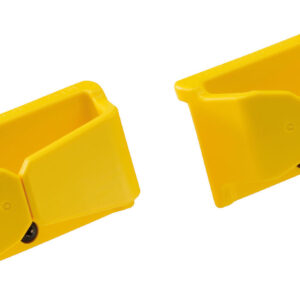 PETZL Karabinerhouder voor leeflijn - Geel - 2-pack