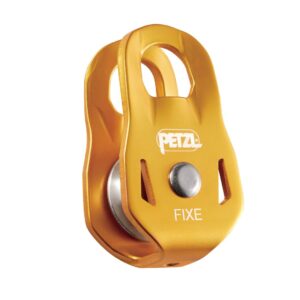 PETZL FIXE Katrol zonder teruglooprem - Geel
